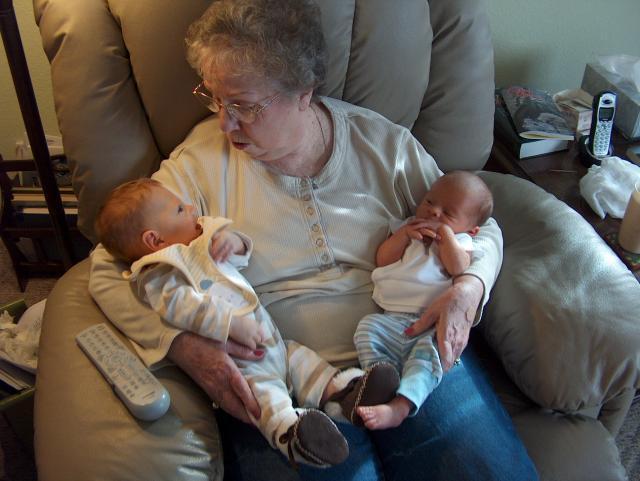 Mamaw & her Boys ~ January 4, 2006