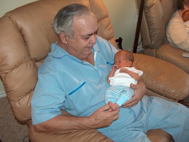 Tyler & his Papaw ~ January 4, 2006