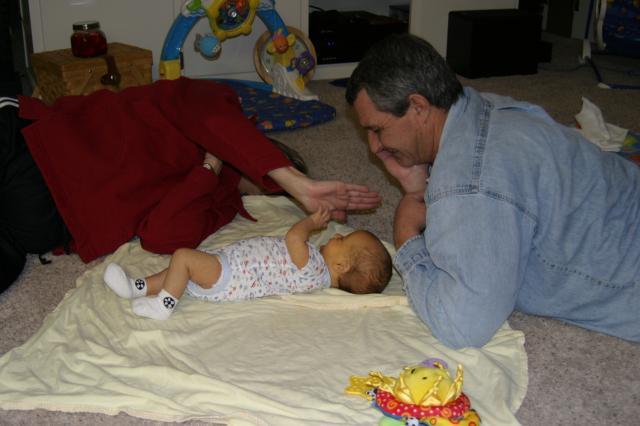 Yay, high five for Gammy! ~ January 28, 2006