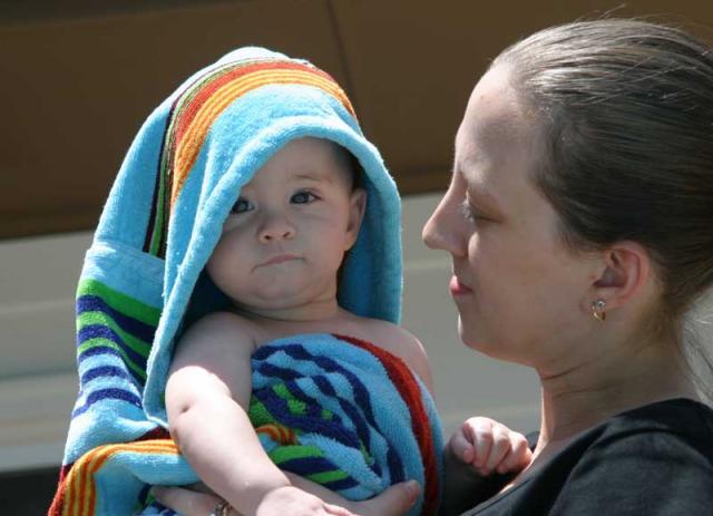 Toweling off ~ June 24, 2006