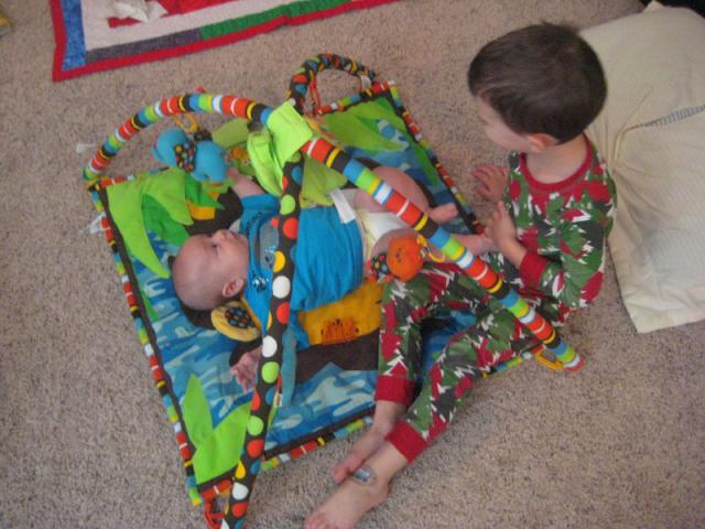 A playmat not quite built for two ~ June 12, 2009