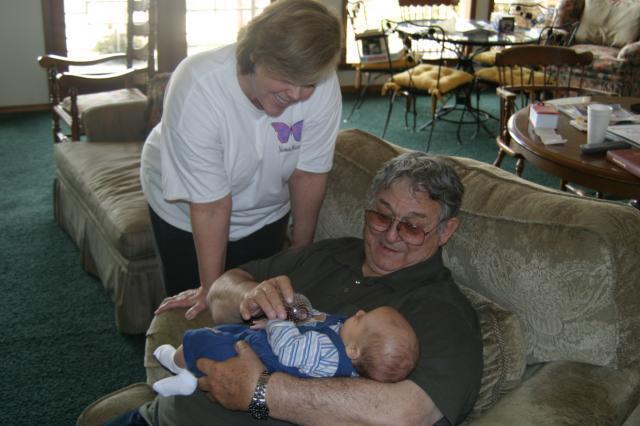 Tyler & Great Grandparents Pete and Melissa ~ March 5, 2006