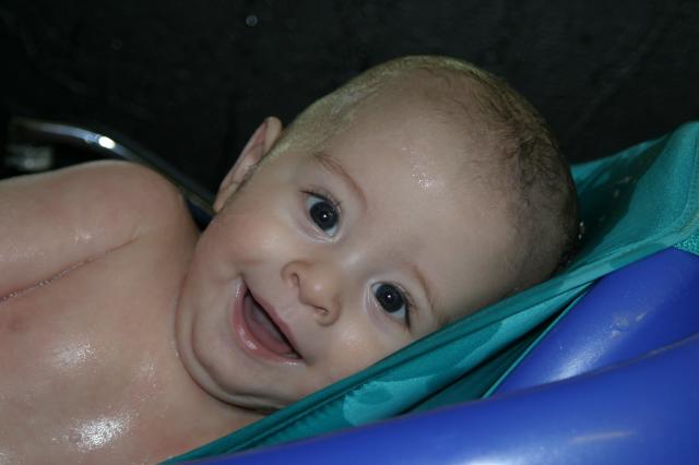 I love bathtime! ~ May 10, 2006