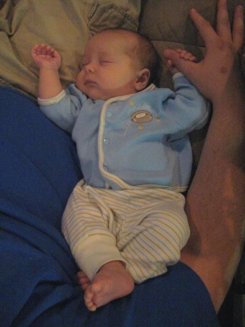 Daddy nap ~ May 2, 2009