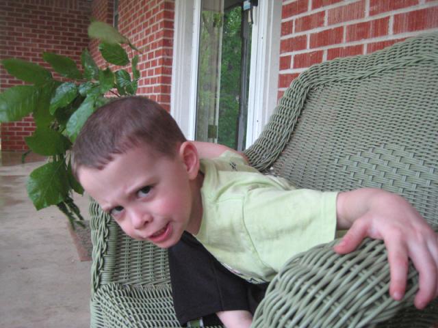 No, I will NOT say cheese! ~ May 7, 2009