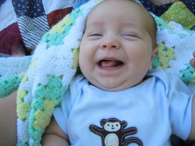 Smiley monkey ~ May 19, 2009