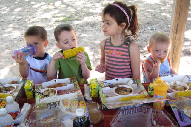 Cantrell cousin picnic at the park ~ May 21, 2009