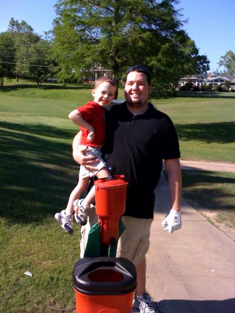 Golfing with Daddy ~ May 20, 2009