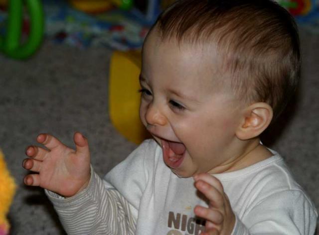 Getting tickled! ~ November 16, 2006