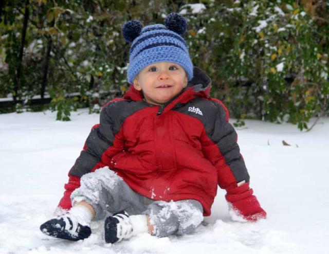 Happy boy in the snow! ~ November 30, 2006