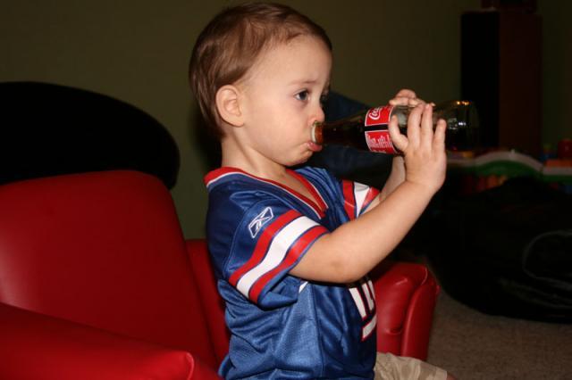 Drinking Coke is serious business ~ October 28, 2007