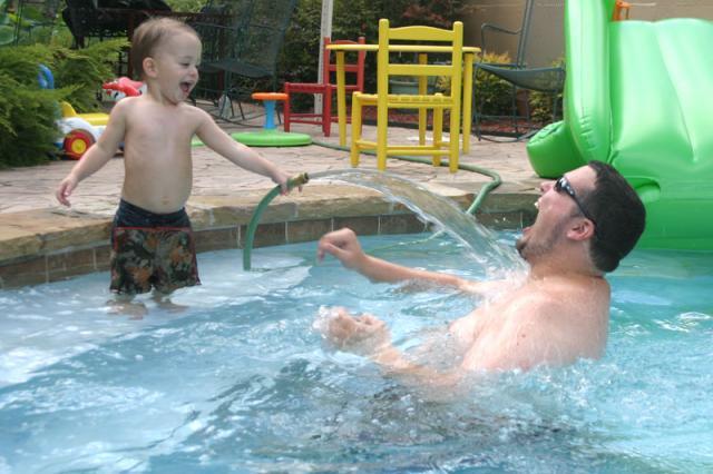 Need a drink, Dad? ~ August 8, 2007