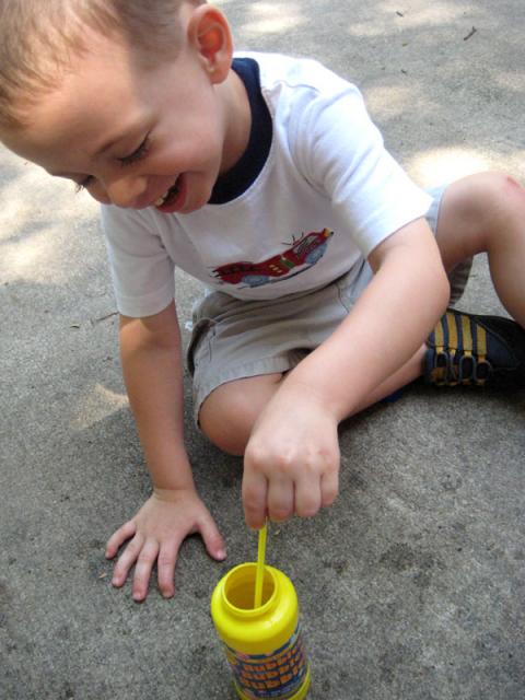 Bubble boy ~ July 15, 2008