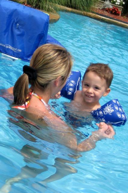 Swimming with Meggit ~ June 21, 2008