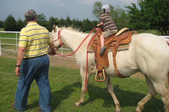 I think I'm ready for a gallop now, Granddaddy ~ May 22, 2008