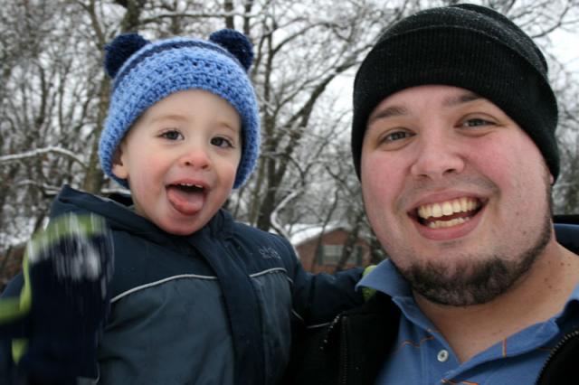 Boys in hats ~ December 26, 2007