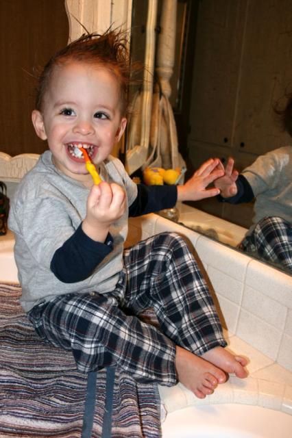 Brush, brush, brush ~ January 17, 2008