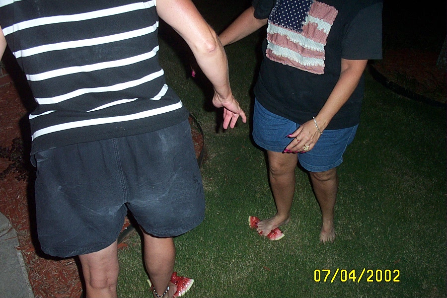 Toes in Watermelon