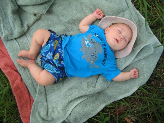 Napping by the river