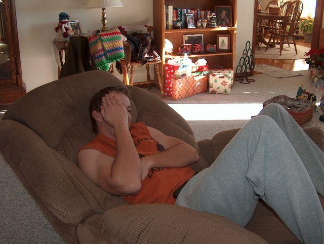 Daniel's not awake yet, either...