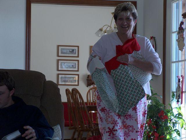 Candy carrying in the stockings...