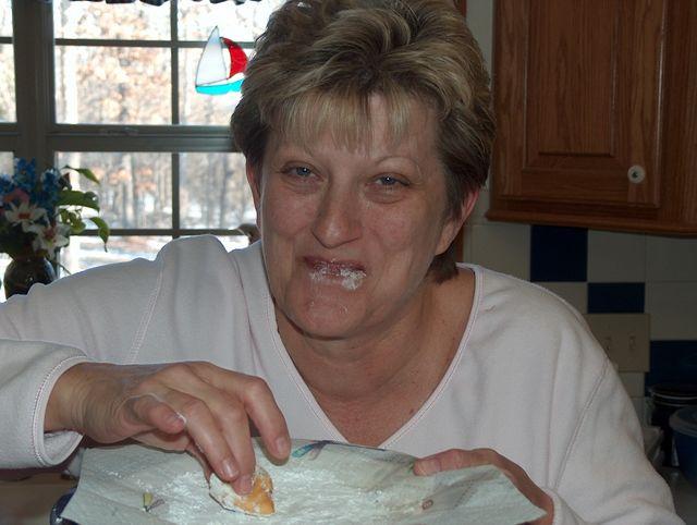 Uhh, I think you might need a napkin...