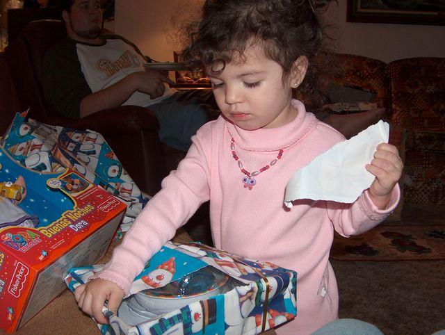 I love opening presents!