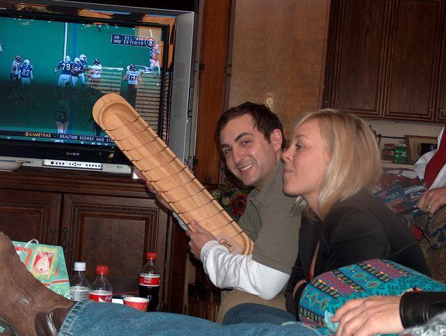 Just what Blake wanted -- a French bread slicer!