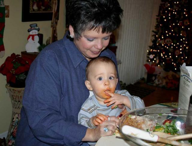 Spaghetti is messy!