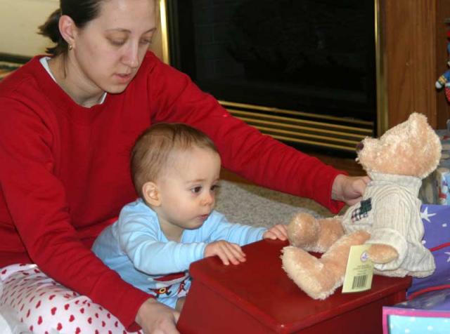 Look, Mom, it's a bear!