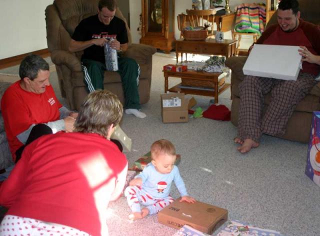 Christmas morning with the Sherberts
