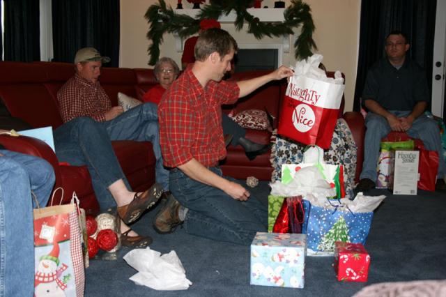 Jason deciding if he's naughty or nice