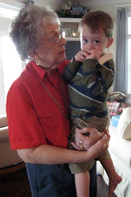 You better give your Grandma a kiss!