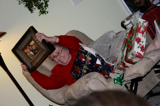 Mamaw showing off her great-grandkids