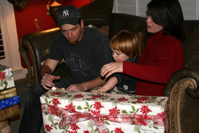 More presents at Nana & Granddaddy's!