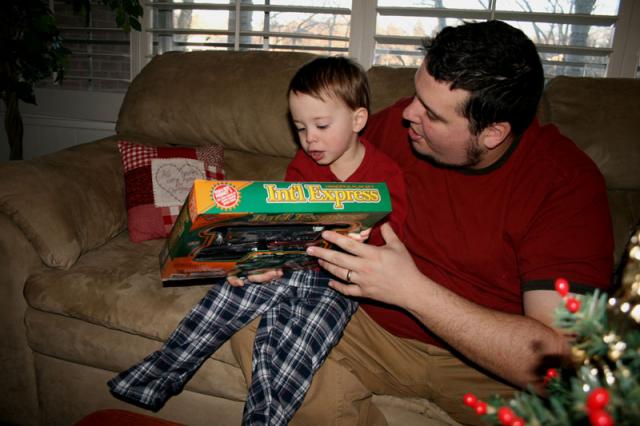 Woo hoo, a choo choo train!