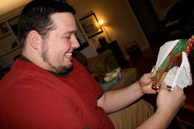 Yeah, I wrapped up a present he bought for himself. So what?