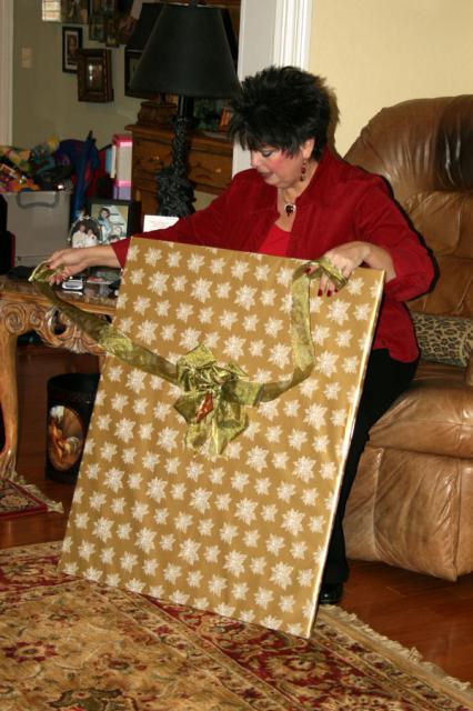 A big present for Nanna!