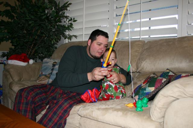 A fishing pole!