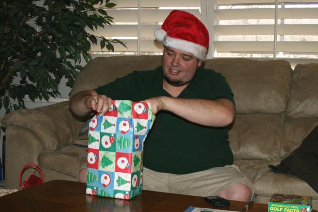 Later Christmas afternoon -- Jake's turn!