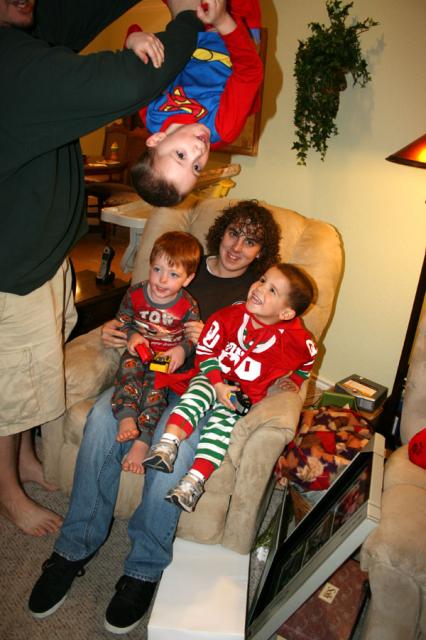This was the only way we could get Tyler to get in the picture!