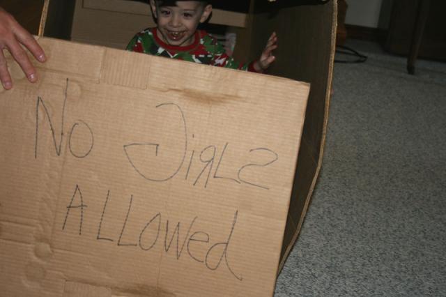 At least that means Mama and Coco didn't have to try to squeeze into the fort