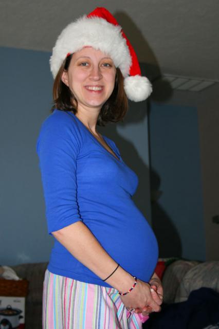 Christmas baby belly