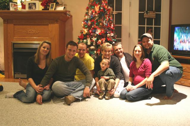 Sherbert family Christmas picture -- this time with Jake!