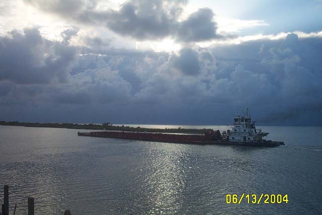 A barge! Di, where's the song when we need it?