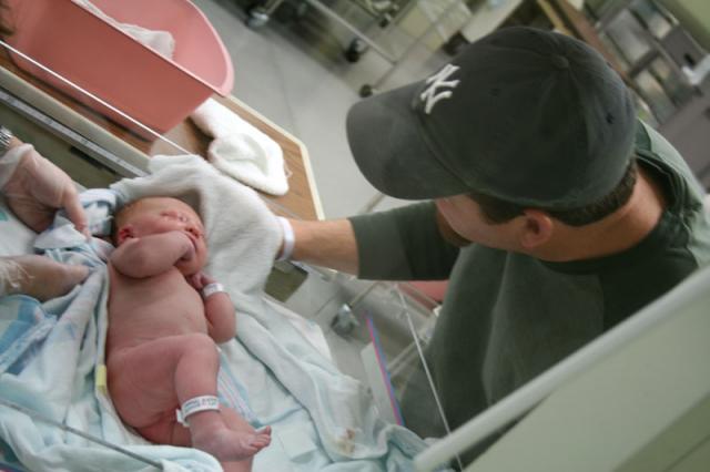 First bath
