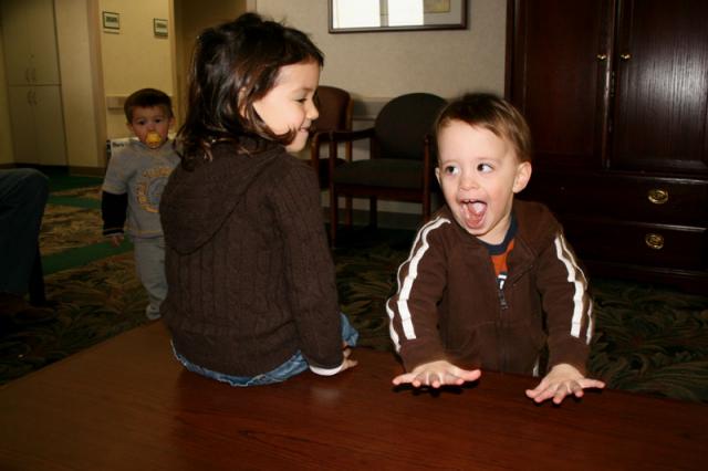 Going a little crazy while we wait to see Elyn again