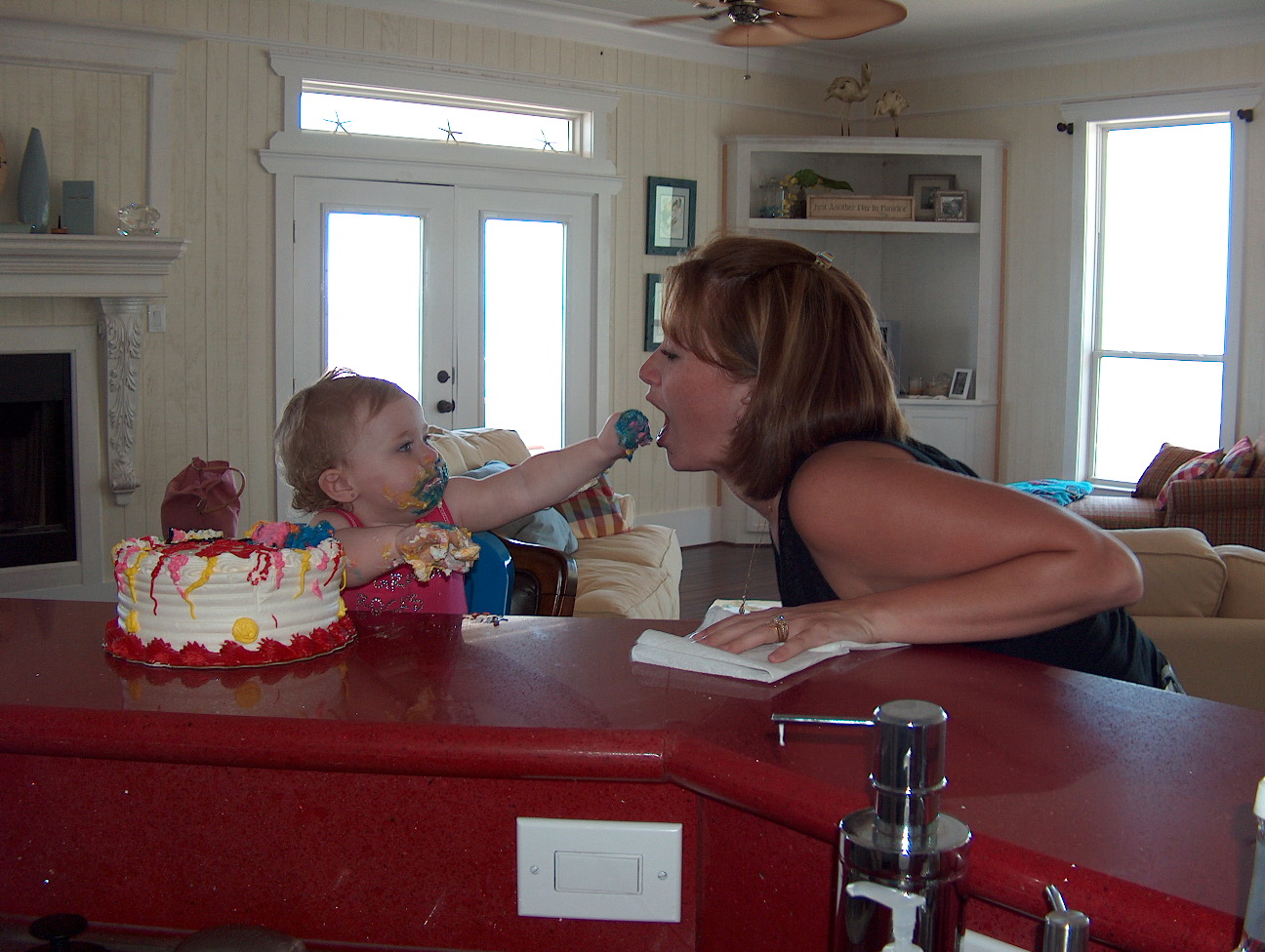 Want a bite, Mom?