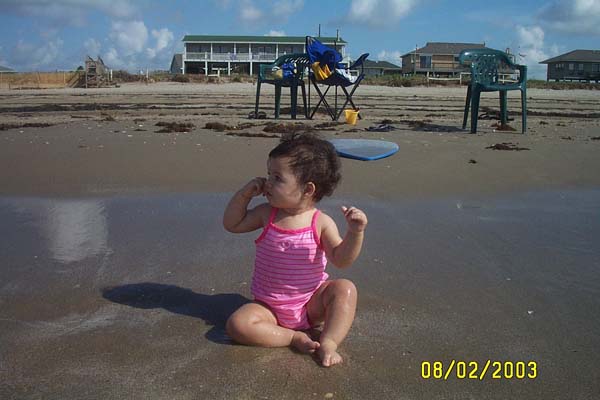 Ana on the Beach