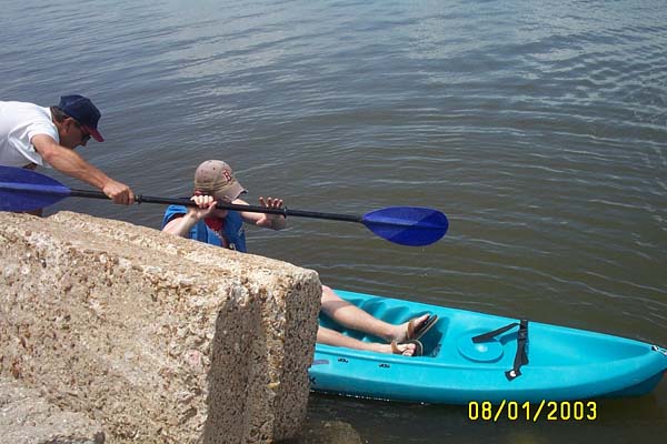 Ryan in the Kayak